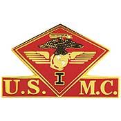 U.S.M.C. 1st MC Wing Pin