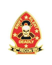 USMC 2nd Recon (Swift Silent Deadly) Battalion Pin