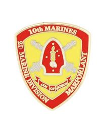 USMC 10th Marines Regiment Pin