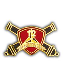 USMC 12th Marine Regiment Pin