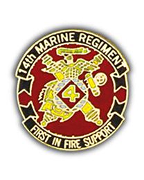 USMC 14th Marine Regiment Pin