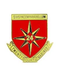 USMC 24th Marine Regiment Pin