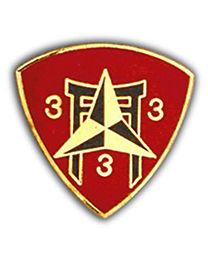 USMC 3rd Battalion, 3rd Marine, 3rd Division Pin