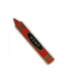 USMC Red Crayon Pin