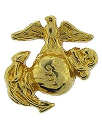 USMC EGA A1 Left (1/2") Mini Gold Pin