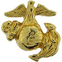 USMC EGA A1 Right (1/2") Mini Gold Pin