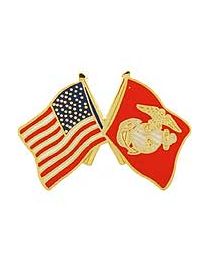 USMC USA/Marine Flag Pin