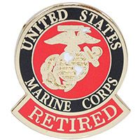 USMC Logo Retired Insignia Pin