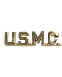 U.S.M.C. Gold Letter Pin