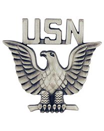 USN Petty Enlisted (LEFT) Pewter Rank Pin