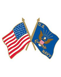 USA/USN Gold Flag Pin