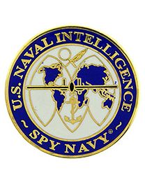 USN Naval Intelligence Spy Navy Pin