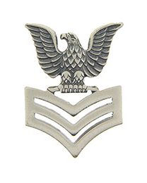 USN Petty Officer 1st Class (LEFT) Rank Pin