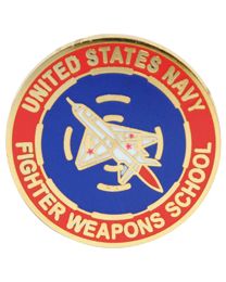 USN Top Gun Fighter Weapons School Pin