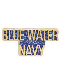 USN Blue Water Navy Pin