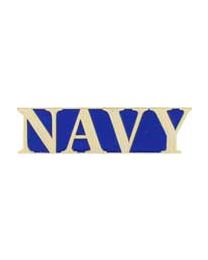 USN Navy Script Pin