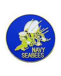 USN Navy Seabees Pin