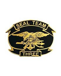 USN Seal Team Three Pin