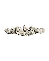 USN Sub-Surface Dolphin Silver Pin