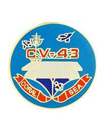 USS Coral Sea CV-43 Aircraft Carrier Pin