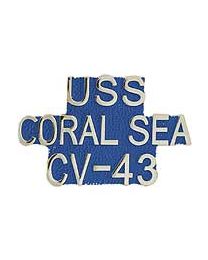 USS Coral Sea CV-43 Pin