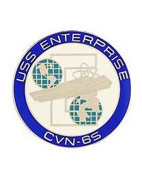 USS Enterprise CVN-65 Aircraft Carrier Pin