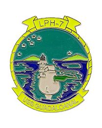 USS Guadalcanal LPH-7 Aircraft Carrier Pin