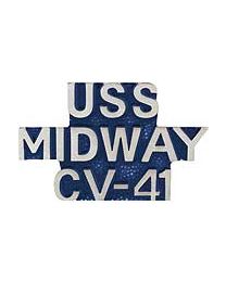 USS Midway CV-41 Pin