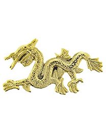 Vietnam Asian Dragon Gold PIn