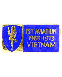 1st Aviation 1966-1973 Vietnam Tour Pin