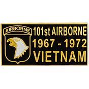 101st Airborne 1967-1972 Vietnam Tour Pin
