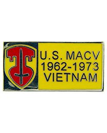 U.S. MACV 1962-1973 Vietnam Tour Pin