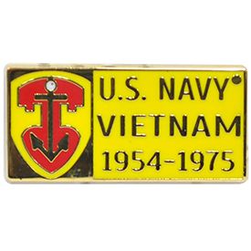 U.S. NAVY Vietnam 1954-1975 Tour Pin