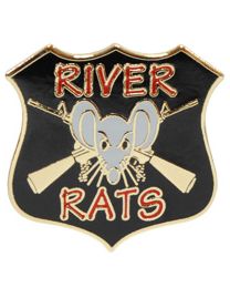 Vietnam River Rats Pin