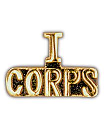 Vietnam Script I CORPS Pin