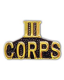 Vietnam Script III CORPS Pin