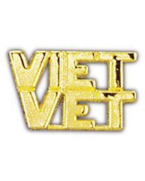 Vietnam VIET VET Script Pin