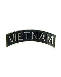 Vietnam Tab Black/Silver Pin