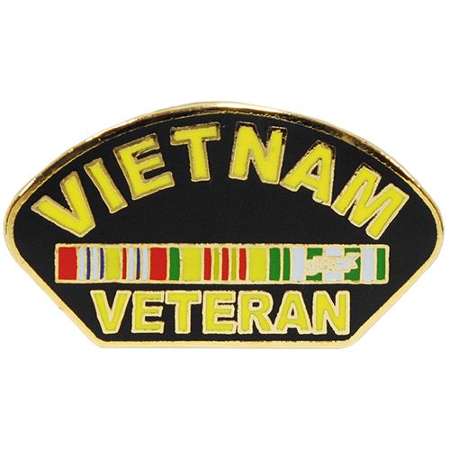 Vietnam Veteran Service Ribbons PIn