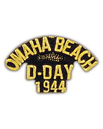 WWII Omaha Beach D-Day 1944 Script Pin