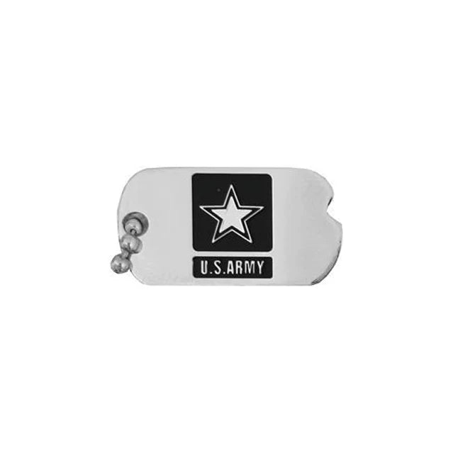 U.S. Army Mini Dog Tag With 4" Single Chain