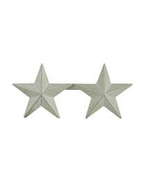 Army General Star A2 (11/16") Silver Rank Pin