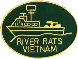 Vietnam River Rats Boat Pin