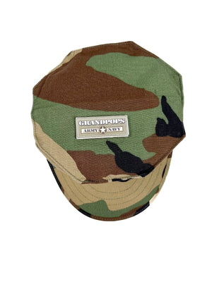 USMC M81 Woodland Cap 8 Point 2 Ply Top Stitch With EGA Size XSmall