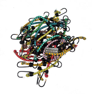 12" Colored Multi-Purpose Backpacking Bungee Cords