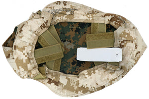 U.S. Marine Corps Reversible MARPAT Camo MITCH 2000 Helmet Cover USED