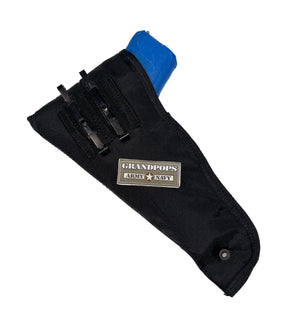 45 PISTOL BLACK HOLSTER with ALICE CLIPS