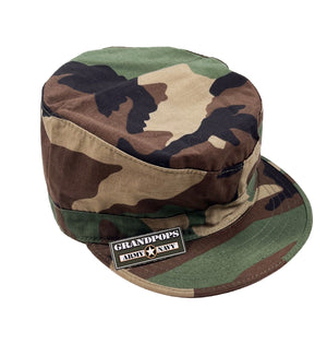 M81 Woodland Patrol Cap With Earmuffs Ripstop Made In USA