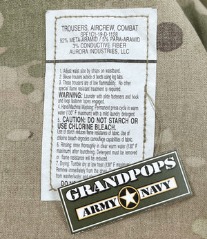 U.S. Army OCP Scorpion Aircrew Flame Resistant Pants USED