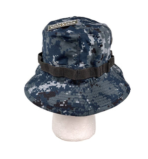 U.S. Navy NWU Blue Digital Ripstop Camo Jungle Hat Made in USA
